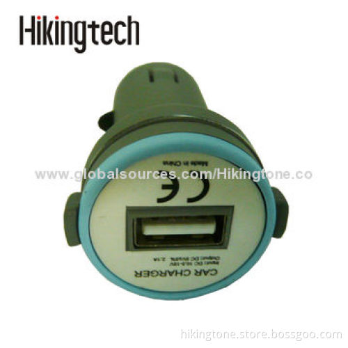 Car Charger for iPhone, Multiple Selection, 1/2.1/1+1A Output Current